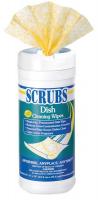 41C258 Dish Cleaning Wipes, Lemon, PK 300