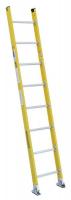 41D263 Straight Ladder, H 8 ft., Fiberglass