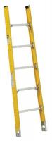 41D281 Sectional Ladder, H 6 ft., Fiberglass