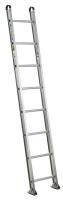 41D308 Straight Ladder, H 8 ft., Aluminum