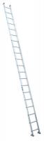 41D314 Straight Ladder, H 20 ft., Aluminum