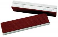 41D419 Magnetic Jaw Cap, 4 in, Fiber Cover, Pk 2