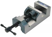 41D437 Drill Press Vise, Ground, 4 in, 3 Sides
