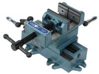 41D448 Drill Press Vise, Cross Slide, 4 in