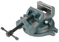 41D459 Milling Machine Vise, w/Base, 6 in, Swivel