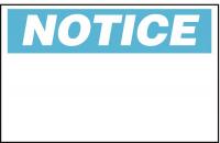 41F256 Label, Vinyl, White/Blue