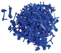 41F370 Drum Seal with Shroud, Nylon, Blue, PK 100