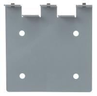 41F376 Sign Mounting Bracket, Steel, Silver