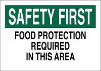 41F737 Safety Sign, 10 x 14In, Green/Black on Wht