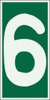 41F544 Facility Sign, 6 x 3In, Light Grn on Green