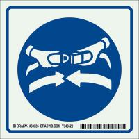 41F550 Traffic Sign, 6 x6In, Blue on Green