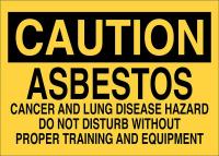 41F859 Chemical Sign, 10 x 14In, Black on Yellow