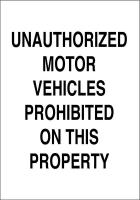 41G117 Security Sign, 24 x 18In, Black/White