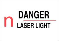 30D197 RADIATION &amp; LASER SIGN