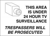 30C915 SECURITY SIGN