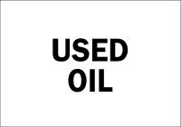 41G237 Chemical Sign, 10 x 14In, Black on White