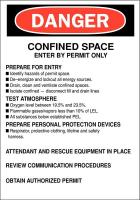 30D193 CONFINED SPACE SIGN