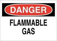 41G291 Chemical Sign, 7 x 10In, Blk/Red on White