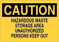 41G319 Chemical Sign, 7 x 10In, Black on Yellow