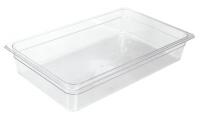 41G543 Food Pan, Polycarbonate, Full, 20-3/4 In
