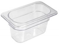 41G560 Food Pan, Polycarbonate, Ninth, 7 In