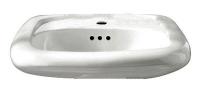 41H868 Lavatory Sink, Wall, White