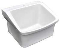 41H866 Surgeons Scrub Sink, Wall, White