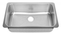 41H873 Kitchen Sink, Undermount, Stainless Steel