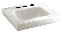 41H883 Lavatory Sink, Wall Concealed, White