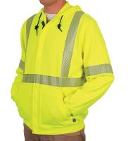 41H902 FR Hooded Sweatshirt, Yellow, XL