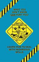 41J158 Poster, Hazardous Spills, Spanish