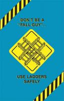 41J160 Poster, Ladder Safety, Spanish