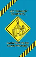 41J164 Poster, Rigging Safety, Spanish