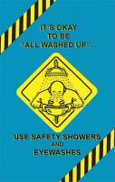 41J168 Poster, Safety Showers, Spanish