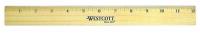 41N625 Ruler, Wood, 12 In