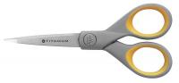 41N641 Scissors, 5 In, Gray/Yellow