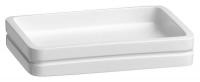 41N720 Soap Dish, 5 x 3-3/4 x 1 In, White, PK 24