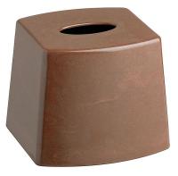 41N735 Tissue Cover, 5-1/2 x 5-1/4 In, Brown, PK12