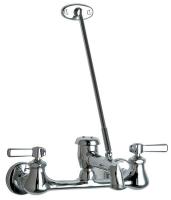 41N753 Service Sink Faucet, Lever, Wall, 12 gpm