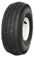 41P211 Wheelbarrow Tire, 4.10/3.50-4, 4 Ply