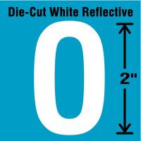 41P992 Letter Label, O, White, PK 5