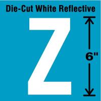 41R113 Letter Label, Z, White