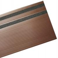 41R139 Stair Tread/Nosing, Brn w/ Blk Anti-Slip