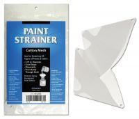 41U065 Cone Paint Strainer, Cotton Mesh, PK 4