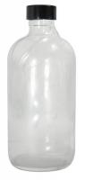 41W191 Bottle Safety Coated, 8 oz, 24-400, PK 24