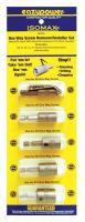 42W494 One Way Screw Remover, No.6 to No.14, PK 5