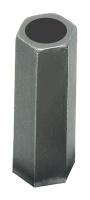 42W546 Tamper Hex Bit, 9/64 in Point, 1/4 Shank