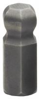 42W634 Ball Hex Bit, 5/32 in Point, 1/4 in Shank