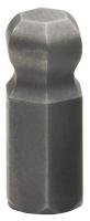 42W636 Ball Hex Bit, 7/32 in Point, 1/4 in Shank
