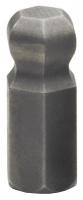 42W640 Ball Hex Bit, 9mm Point, 3/8 in Shank